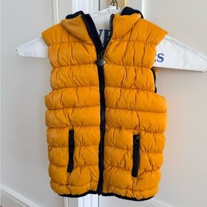 Appaman Yellow Vest with hood and Black Details